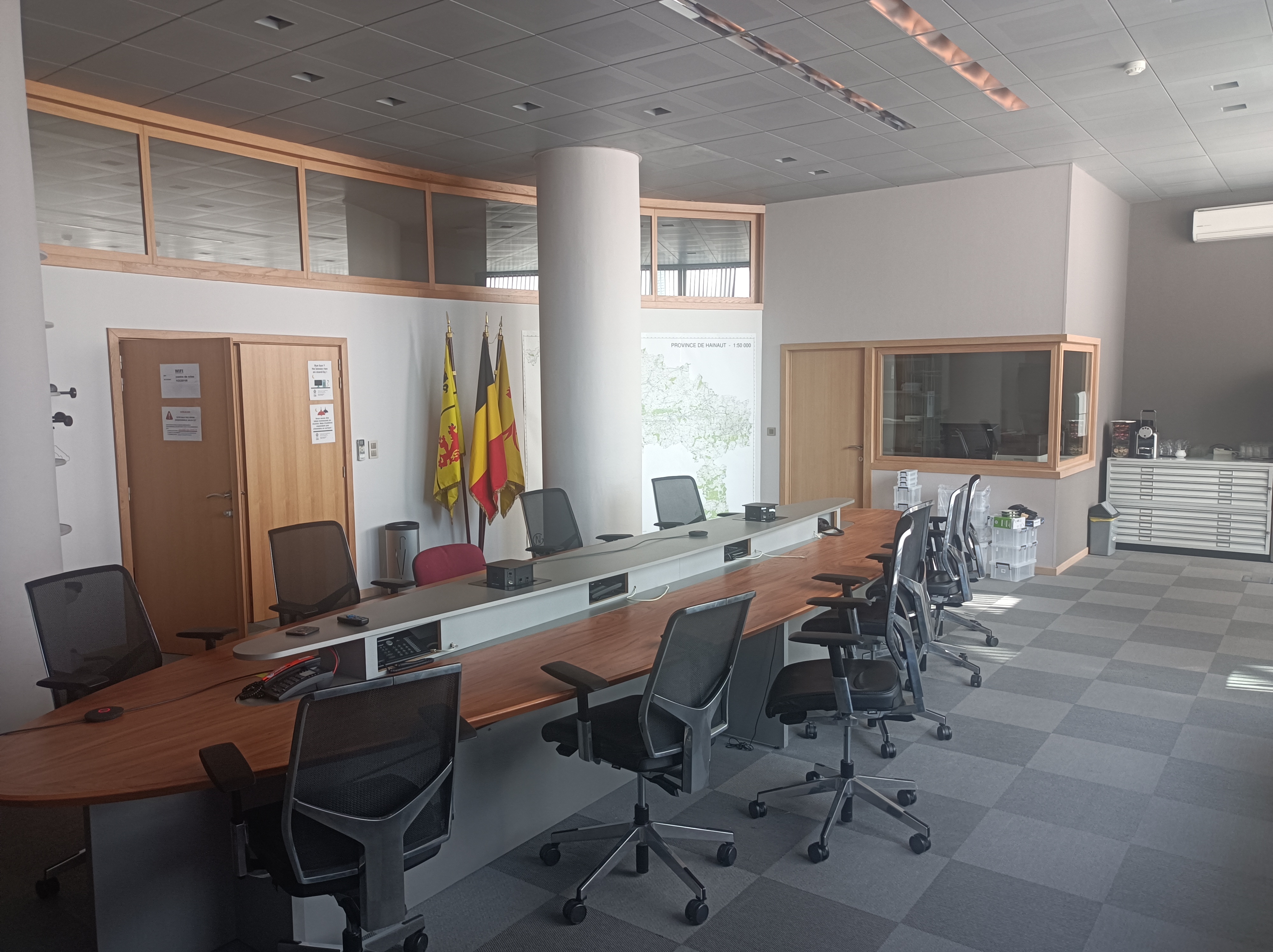 Le Centre de crise provincial du Hainaut